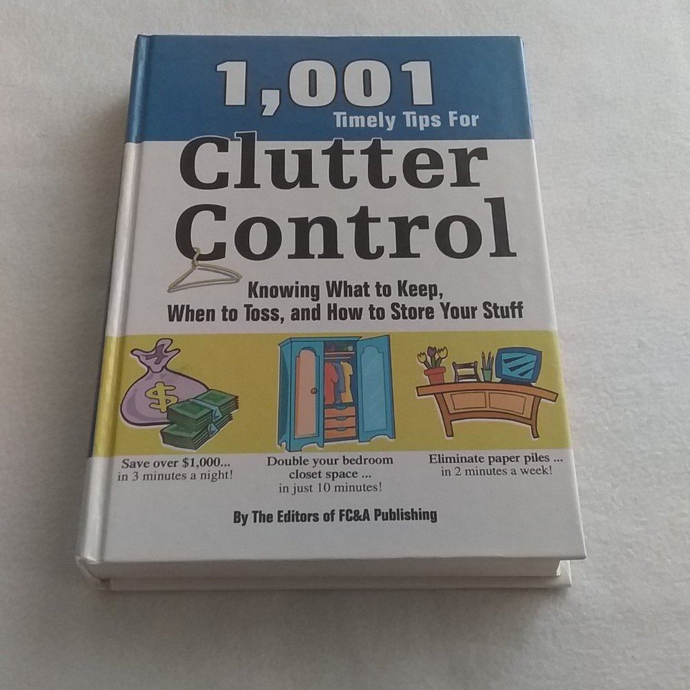 Book "1,001 Timely Tips For Clutter Control"